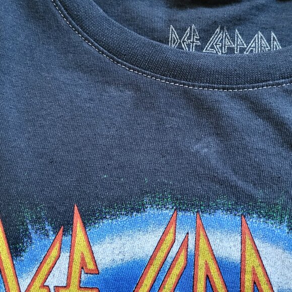 DEF LEPPARD Adrenalize World Tour Retro 80's Black T-Shirt Size XS - Picture 3 of 4